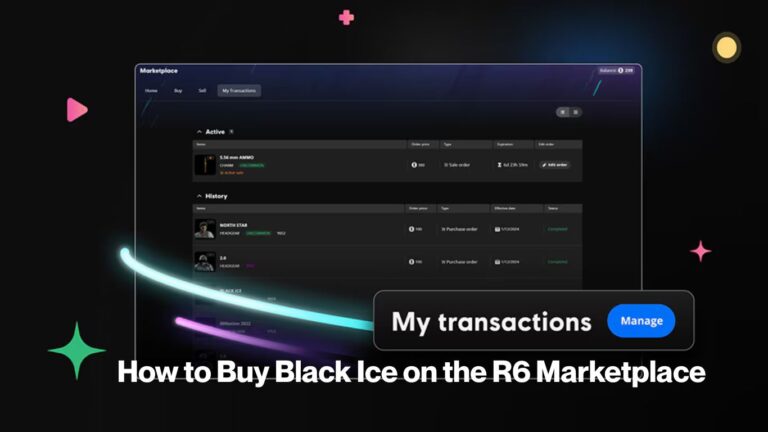 Buy Black Ice R6 Marketplace
